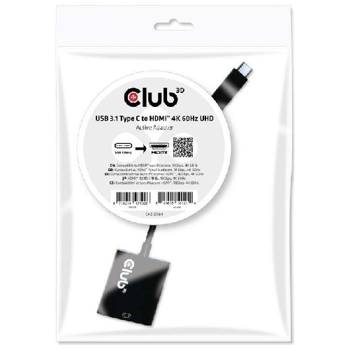 CLUB3D-USB-3.1-Type-C-to-HDMI-2.0-UHD-4K-60HZ-Active-Adapter