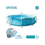 Intex 28208 Piscina Frame Beachside 305x76cm con Pompa