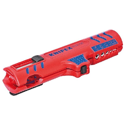 Knipex-16-85-125-SB-pinza-spellacavi-Blu-Rosso