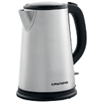 Grundig WK 5620 bollitore elettrico 17 L 2200 W Nero Acciaio inossidabile