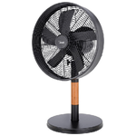 Bimar ventilatore da tavolo 30 cm in metallo con stelo in legno