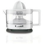 Black & Decker BXCJ25E Centrifuga spremiagrumi 25 W Grigio, Trasparente, Bianco