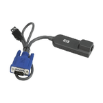 HPE KVM Console USB Interface Adapter cavo per tastiera, video e mouse Nero