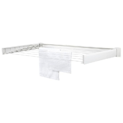 LEIFHEIT-83305-stendino-e-filo-asciugabiancheria-Griglia-montata-a-muro-Bianco