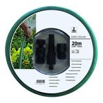 Fitt Tubo per Irrigazione Idro-Color Lunghezza 20 metri Diametro 5-8'' Nero e Verde