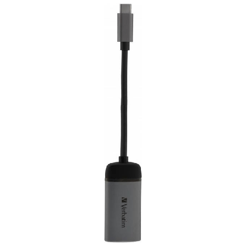 Verbatim-49143-cavo-e-adattatore-video-01-m-USB-tipo-C-HDMI-Nero-Argento