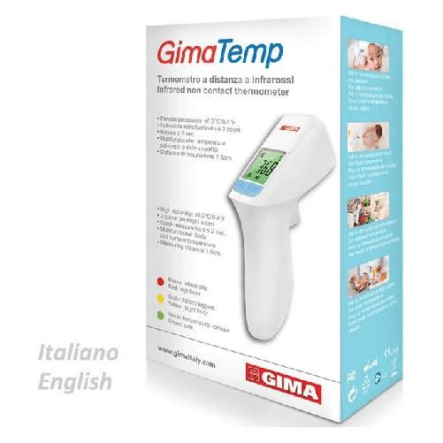 GIMA-25583-termometro-digitale-per-corpo-Termometro-a-rilevamento-remoto-Bianco-Fronte-Pulsanti