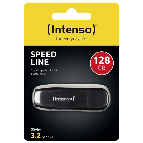 Intenso-Speed-Line-unita-flash-USB-128-GB-USB-tipo-A-3.2-Gen-1--3.1-Gen-1--Nero