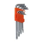 Alte Serie Chiavi Torx T10-50 pezzi 9 con Foro cromo vanadio Medie - 04146