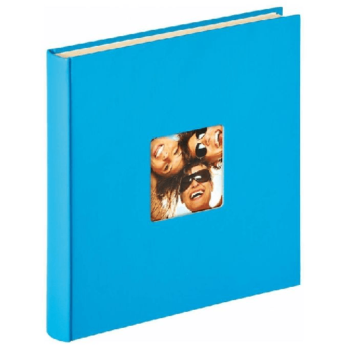 Walther-Fun-album-fotografico-e-portalistino-Blu-50-fogli-Rilegatura-all-inglese