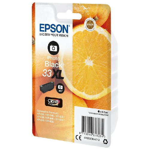 Epson-Oranges-Cartuccia-Nero-foto-T33XL-Claria-Premium