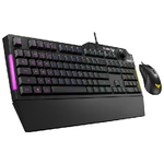 ASUS-TUF-Gaming-Combo-K1M3-tastiera-Mouse-incluso-USB-QWERTY-Italiano-Nero-Grigio