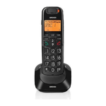 Brondi Bravo Bright Telefono DECT Identificatore di chiamata Nero