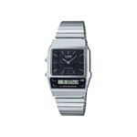 Casio Edgy AQ-800E-1AEF Orologio Vintage con Cinturino in Acciaio Inox