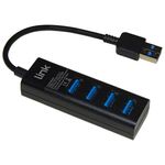 Link LKHUB304 Hub 4 Porte Usb 3.0 con Cavo 15cm