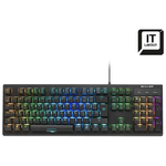 Sharkoon SKILLER SGK30 Tastiera Gaming Meccanica Switch Blue Layout Ita Rgb Personalizzabile