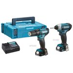 Makita Clx228Aj Set Avvitatori E Accesori