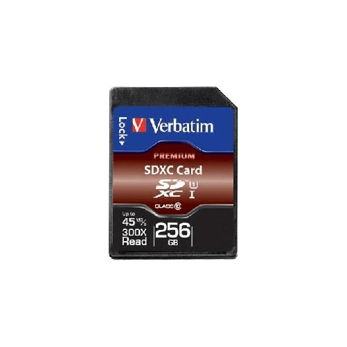 Verbatim-Premium-256-GB-SDXC-UHS-I-Classe-10