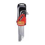 Hit Serie Chiavi Torx T10-T50 pezzi 9 con Foro Lunghe