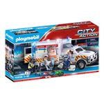 Playmobil City Action - Veicolo di soccorso Ambulanza USA (70936)