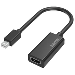 Hama Cavetto adattatore Mini DisplayPort M/ Hdmi F, ultra HD 4 K, compatibile Thunderbolt, nero