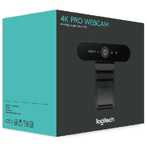 Logitech-Brio-webcam-13-MP-4096-x-2160-Pixel-USB-3.2-Gen-1--3.1-Gen-1--Nero