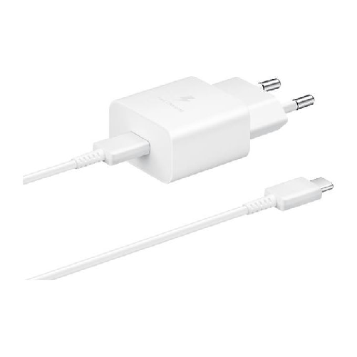 Samsung-EP-T1510XWEGEU-Caricabatterie-USB-Type-C-Fast-Charging-15W-Bianco-con-cavo-1mt-Usb-Type-C-Bianco