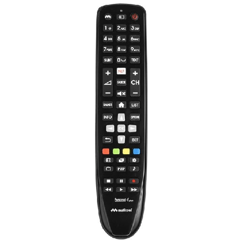 Meliconi Gumbody Personal 4 plus telecomando IR Wireless TV Pulsanti