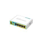 Mikrotik ROUTER MIKROTIK hEX PoE lite with 650MHz CPU,64MB RAM,5xLAN (four withPoE out)USB,RouterOS L4