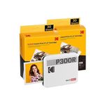 Kodak BUNDLE STAMPANTE FOTOGRAFICA ISTANTANEA KODAK MINI 3 RETRO P300RW60 3X3 BIANCO