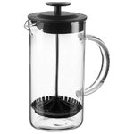 Cappuccinatore Ambition Con Filtro Capacita' 350 ml Vetro Grigio, Trasparente