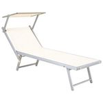 Brixo Lettino da Spiaggia Rimini Bianco