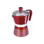 Pedrini Caffettiera Infinity 6 Tazze Rossa