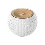 Homedics Ellia Diffusore di Aromi, Ceramica, Bianco, 20 x 20 x 13 cm