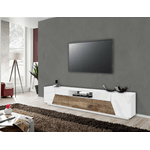 Dmora Mobile porta TV Dfilipp, Credenza bassa da soggiorno, Base porta TV, 100% Made in Italy