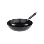 Wok con Manico in Bakelite 28 cm Nero