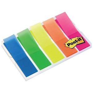 3M Post-it - Miniset Full Colour- 100 Segnapagina Mini In 5 Colori Fluo