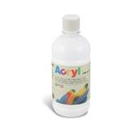 Primo Bottiglia 500ml Tempera Acrilica Bianco