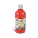 Primo Bottiglia 500ml Tempera Acrilica Vermiglio