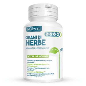 Nutracle Grani di Herbe 80 compresse 400 mg - 13 Erbe per Colon e Stitichezza