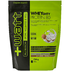 +WATT WHEYGHTY Protein 80 proteine del siero del latte 700g COCCO