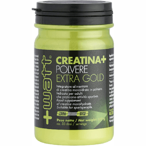 +WATT Creatina+ Polvere Extra Gold 100g Neutro