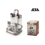 Ilsa Oliera Menage 5 Pezzi Inox