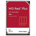 Western Digital Red Plus WD20EFPX disco rigido interno 2 TB 5400 Giri/min 64 MB 3.5 SATA