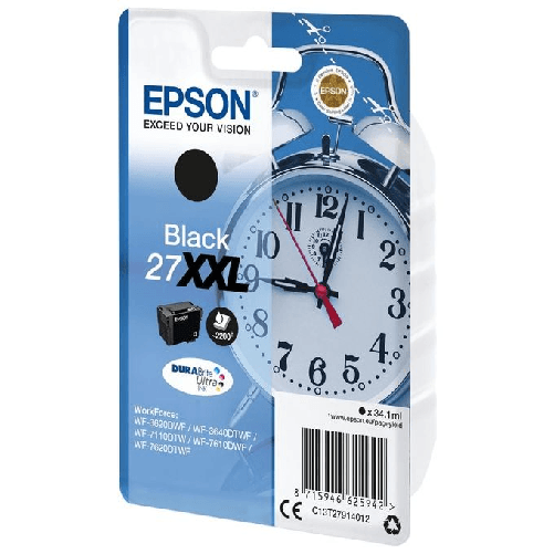 Epson-Cartuccia-Sveglia-Nero-Inchiostri-DURABrite-Ultra-27XXL