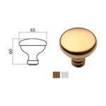 Ghidini Pomolo Blindo Alluminio Bronzo 65