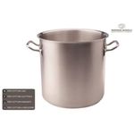 Agnelli Pentola Alta Inox 2 Manici 6Lt 20cm