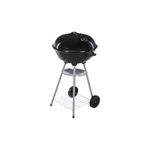 Frescura FRE-411039 Barbecue Tondo con Coperchio e Ruote in Metallo 46cm