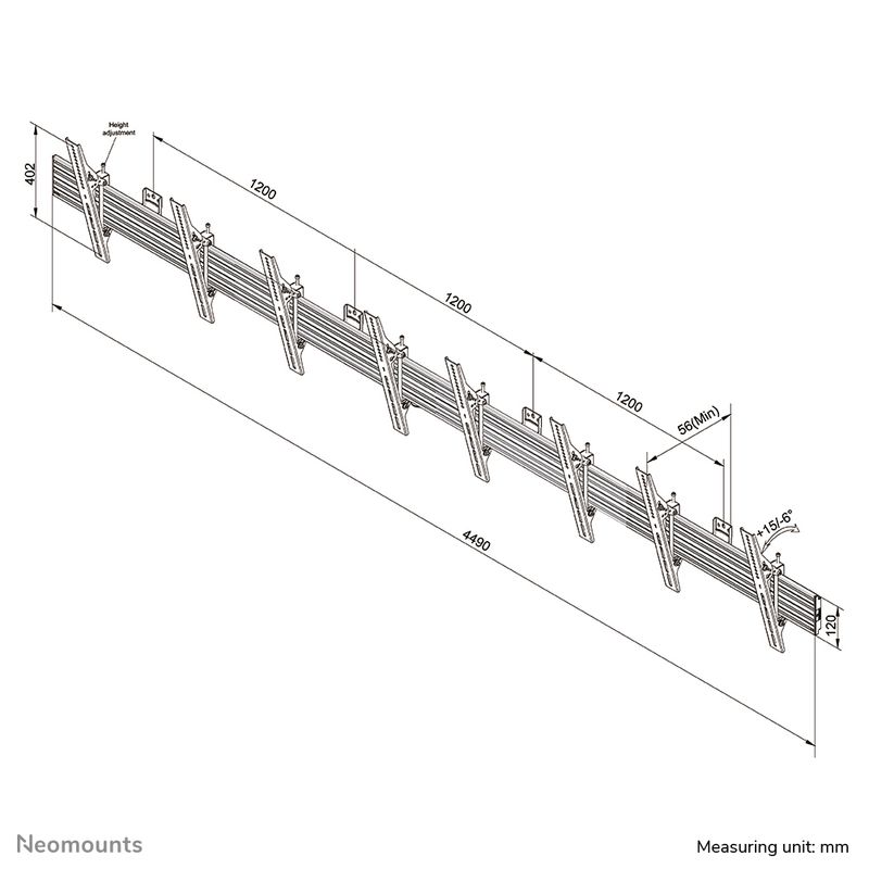 Neomounts-by-Newstar-Pro-menuboard-supporto-a-parete