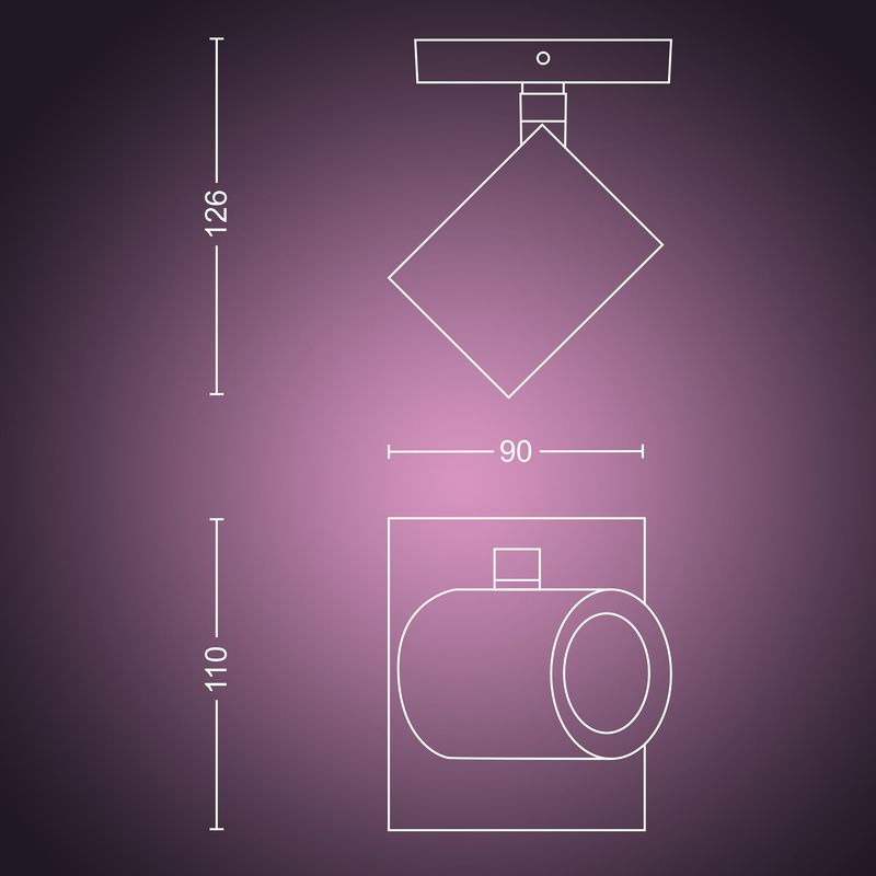 Philips-Hue-White-and-Color-ambiance-Argenta-Faretto-Smart-Bianco